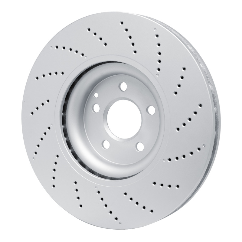 Mercedes-Benz CLS550 Brake Rotor (1) - Front - R1 Concepts - GEOSPEC Coated - Drilled - `12-`18